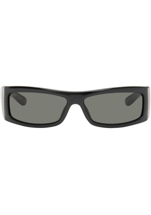 Gucci Black Rectangular Sunglasses