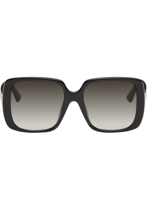 Gucci Black Lines Thin GG Temple Sunglasses