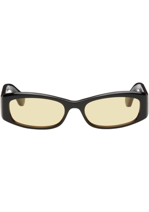 Port Tanger SSENSE Exclusive Black Leila Sunglasses