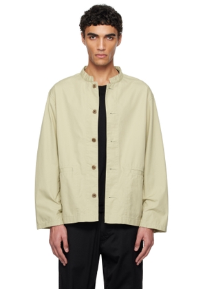 nanamica Green Band Collar Shirt Jacket