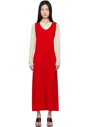 LE17SEPTEMBRE Red Knit Maxi Dress