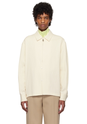 LE17SEPTEMBRE Beige Zip & Button Front Jacket