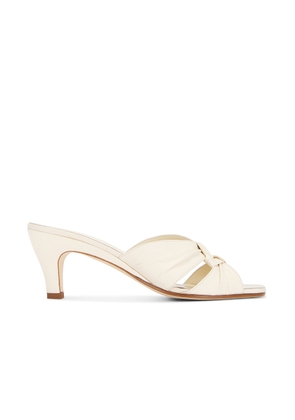 The Row Soft Knot Sandal in Chocolate Blanc - Beige. Size 38 (also in ).