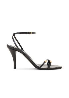 The Row Cleo Bijoux Sandal in Black & Gold - Black. Size 36 (also in ).