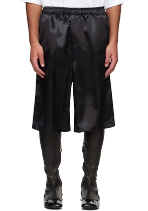 ABRA Black Satin Shorts