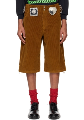 Chopova Lowena Tan Biggity Shorts