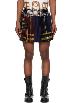 Chopova Lowena Multicolor Bulgarian Apron Mini Carabiner Skirt
