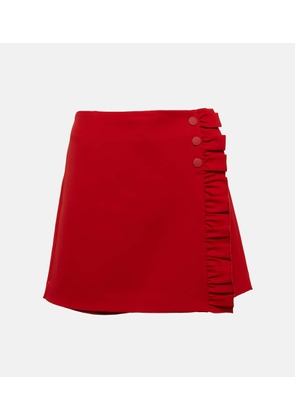 Tory Sport Ruffled twill golf skort