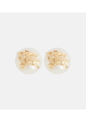 Burberry EKD gold-plated freshwater pearl earrings