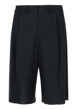 MM6 Maison Margiela Black Virgin Wool Bermuda Shorts