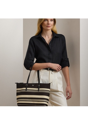 Striped Oxford Medium Keaton Tote Bag