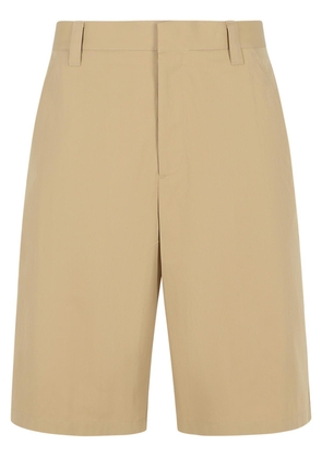 Moschino Beige Cotton Blend Bermuda Shorts