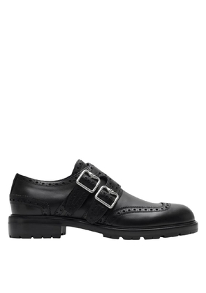 Burberry Signature B Buckle Monk Shoes