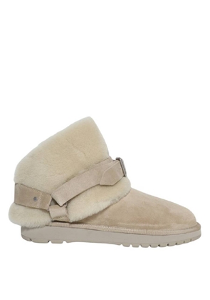 Burberry Suede And Shearling Chubby Boots