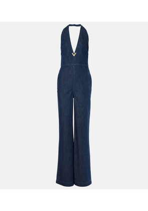 Valentino VGold denim jumpsuit