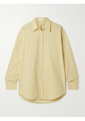 The Row - Millerina Oversized Cotton-poplin Shirt - Yellow - US0,US2,US4,US6,US8,US10,US12,US14