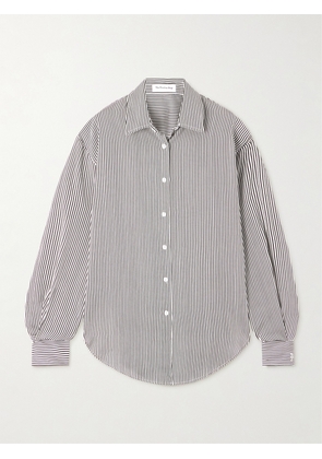 The Frankie Shop - Lui Striped Woven Shirt - White - XS,S,M,L,XL