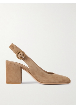 Gianvito Rossi - 70 Suede Pumps - Brown - IT36,IT36.5,IT37,IT37.5,IT38,IT38.5,IT39,IT39.5,IT40,IT40.5,IT41,IT41.5,IT42