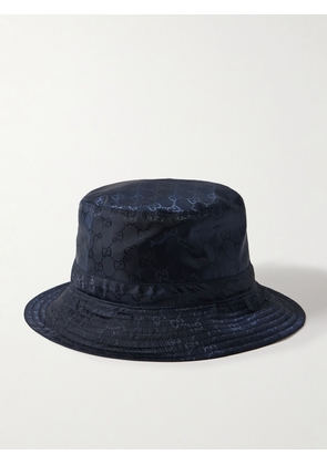 Gucci - Reversible Shell Bucket Hat - Blue - L