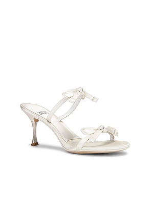 Jeffrey Campbell Bow-Bow Sandal in Ivory. Size 10. Also in 6, 8.