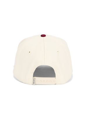 Gigi Pip Athletics Club Trucker Hat in Burgundy.