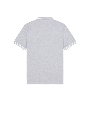 True Religion Short Sleeve Big T Horseshoe Polo in Grey. Size L. Also in M, S, XL/1X.