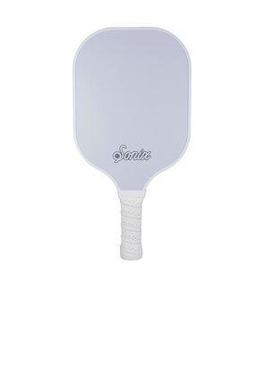 Sonix Pickleball Paddle in Checkered Haze in Baby Blue.
