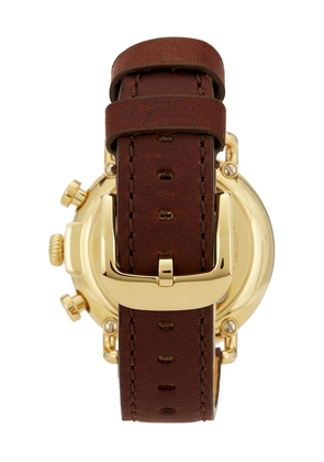 Shinola Runwell Chronograph 41mm Watch in Brown.