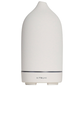VITRUVI Stone Diffuser in White.