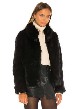 Unreal Fur Unreal Faux Fur Delish Jacket in Black. Size S. Also in L, M, XL, XS.