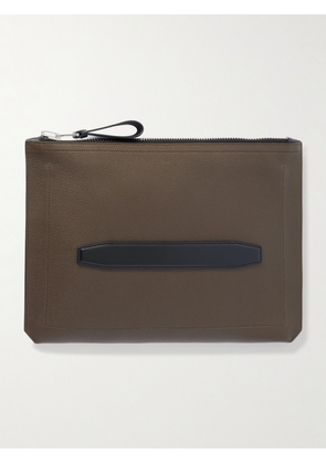 TOM FORD - Buckley Pebble-Grain Leather Document Holder - Men - Brown