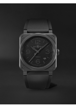 Bell & Ross - BR 03 Phantom Automatic 41mm Ceramic and Rubber Watch, Ref. No. BR03A-PH-CE/SRB - Men - Black