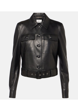 Saint Laurent Cropped leather jacket