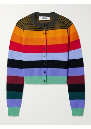 Christopher John Rogers - Striped Wool-blend Cardigan - Multi - x small,small,medium,large,x large