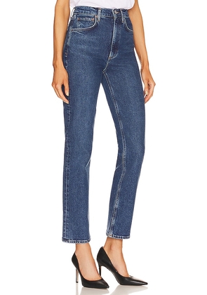 AGOLDE High Rise Stovepipe Jeans in Denim-Dark. Size 32. Also in 23, 33, 34.