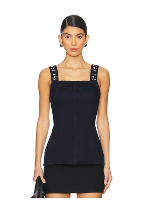 Free People Decked In Shine Top in Black. Size M. Also in L, S.