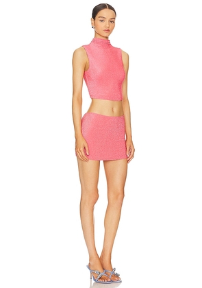 superdown Jalina Skirt Set in Pink. Size L. Also in XL.