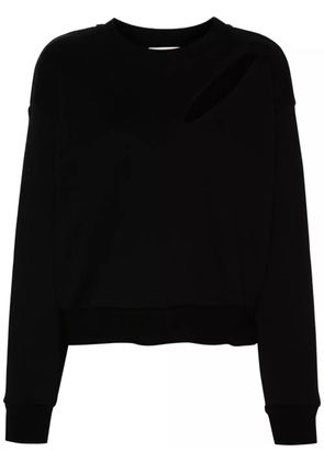 Alexander McQueen logo-embroidered sweatshirt - Black