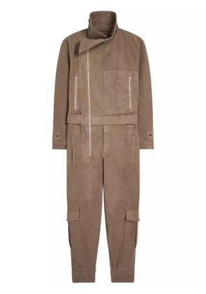 DRIES VAN NOTEN aviator jumpsuit - Neutrals