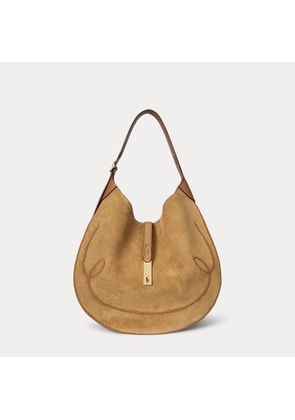 Polo ID Suede Western Large Shoulder Bag