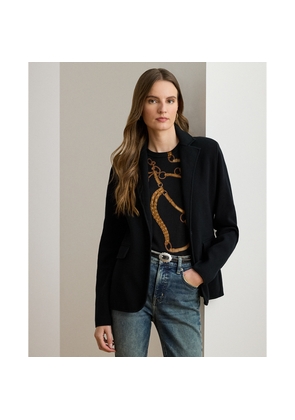 Cotton-Blend Jumper Blazer