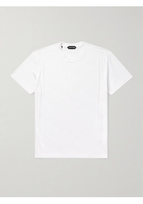 TOM FORD - Slim-Fit Lyocell and Cotton-Blend Jersey T-Shirt - Men - White - IT 44