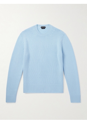 TOM FORD - Slim-Fit Cashmere Sweater - Men - Blue - IT 46