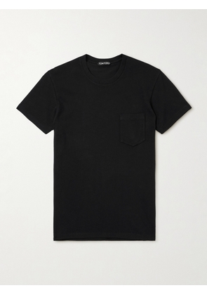 TOM FORD - Slim-Fit Cotton-Jersey T-Shirt - Men - Black - IT 44