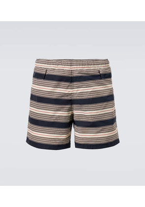 Prada Striped swim shorts