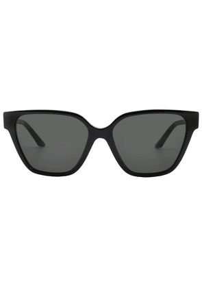 Versace Dark Grey Butterfly Ladies Sunglasses VE4471B GB1/87 56