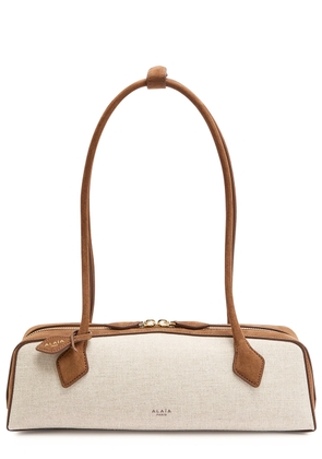 Alaïa Le Teckel Medium Canvas Shoulder bag - Cream - One Size