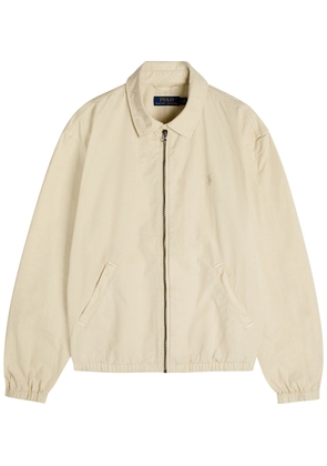 Polo Ralph Lauren Logo-embroidered Cotton Jacket - Beige - Xxl