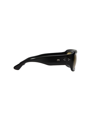 Elisa Johnson Aries Sunglasses in Black.