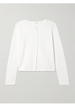 The Row - Gretas Cotton-jersey Cardigan - White - x small,small,medium,large,x large